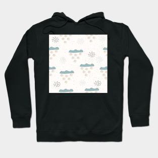 Clouds Pattern Hoodie